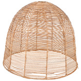 Papaya &amp; Patina Natural Olive Rattan Pendant Light Shade