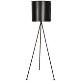 Papaya &amp; Patina Warro Metal Planter on Stand