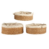 Papaya &amp; Patina 3 Piece Airlie Jute &amp; Seagrass Hanging Planter Set
