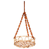 Papaya &amp; Patina Luna Rattan Hanging Planter