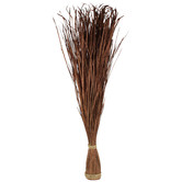Papaya &amp; Patina 106cm Faux Brown Tall Splayed Reed Grass