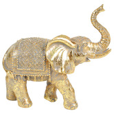Papaya &amp; Patina Gold Nels Elephant Decorative Ornament