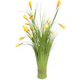 Papaya &amp; Patina 60cm Faux Grace Spring Flower Bloom Plant