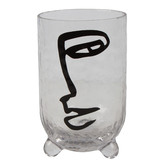 Papaya &amp; Patina 20cm Del Sol Hand-Blown Picasso Vase