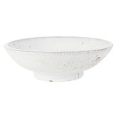 Papaya &amp; Patina 31cm White Daliah Terracotta Bowl