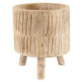 Papaya &amp; Patina Bahni Wooden Planter Stand