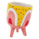 Papaya &amp; Patina Pink Riley Ceramic Planter Pot