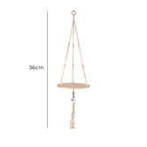 Papaya &amp; Patina Drake Macrame Hanging Planter