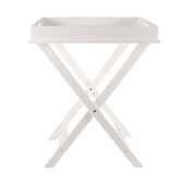 Papaya &amp; Patina White Hattie Foldable Serving Tray