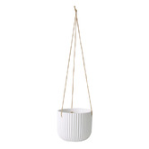 Papaya &amp; Patina Diego Striped Hanging Planter
