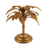Papaya &amp; Patina 29cm Brynne Palm Tree Iron Candle Holder