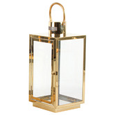 Papaya &amp; Patina Hadiya Stainless Steel Decorative Lantern