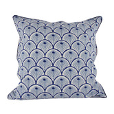 Papaya &amp; Patina Holmes Reversible Cotton-Blend Cushion