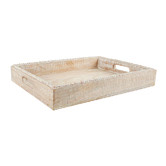 Papaya &amp; Patina Bowen Mango Wood Serving Tray