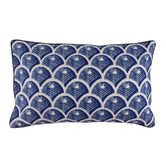 Papaya &amp; Patina Holmes Reversible Cotton-Blend Lumbar Cushion