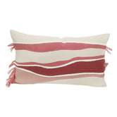 Papaya &amp; Patina Sunrise Bellona Fringed Cotton Cushion