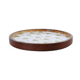 Papaya &amp; Patina St. Bart&#039;s Palm Tree 30cm Mango Wood Serving Plate