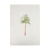 Papaya &amp; Patina 2 Piece St. Bart&#039;s Palm Tree Cotton Teatowel Set