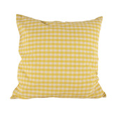 Papaya &amp; Patina Gingham Cyrene Cotton-Blend Cushion
