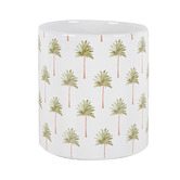Papaya &amp; Patina St. Bart&#039;s Palm Trees Ceramic Planter