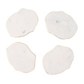 Papaya &amp; Patina Wendell Marble Coasters