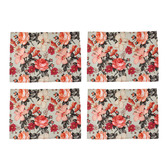 Papaya &amp; Patina Cecily Fleur Placemats