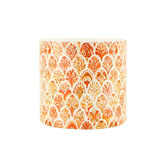 Papaya &amp; Patina Orange Oli Ceramic Planter