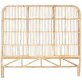 Papaya &amp; Patina Inez Rattan King Bedhead