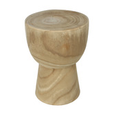 Papaya &amp; Patina Nadia Paulownia Wood Side Table