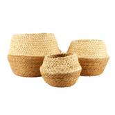Papaya &amp; Patina 3 Piece Rebuck Bulb Basket Set