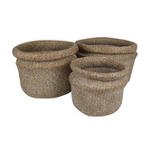 Papaya &amp; Patina 3 Piece Leia Round Basket Set