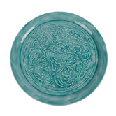 Papaya &amp; Patina Turquoise Roe 35cm Serving Plate