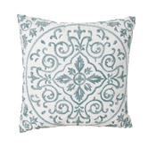 Papaya &amp; Patina Athena Square Cotton-Blend Cushion
