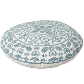 Papaya &amp; Patina Athena Round Cotton-Blend Cushion