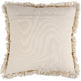 Papaya &amp; Patina Cora Stripe Square Cotton Cushion