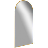 Papaya &amp; Patina Gold Stella Arched Wall Mirror