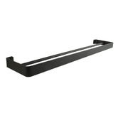Papaya &amp; Patina Black Mac 600mm Metal Towel Rail