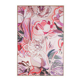 Papaya &amp; Patina Rina Lotus Bloom Framed Canvas Wall Art