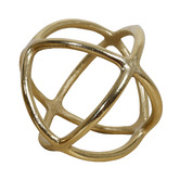 Papaya &amp; Patina Gold Seb Sphere Ornament