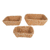 Papaya &amp; Patina 3 Piece Coolangatta Seagrass Basket Set
