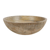 Papaya &amp; Patina Cyrus Mango Wood Decorative Bowl