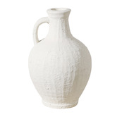Papaya &amp; Patina White Ofelia Terracotta Vase