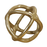 Papaya &amp; Patina Gold Seb Sphere Ornament