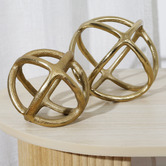 Papaya &amp; Patina Gold Seb Sphere Ornament