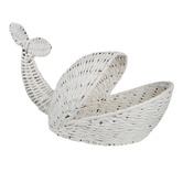 Papaya &amp; Patina Willy Whale Rattan Basket
