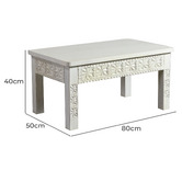 Papaya &amp; Patina Bhaavik Mango Wood Coffee Table