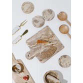 Papaya &amp; Patina Lilet Marble Chopping Board