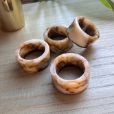 Papaya &amp; Patina Atlas Resin Napkin Rings