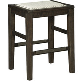 Anita Design Living 61cm Dark Timber Allison Wooden Barstool