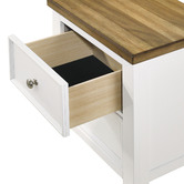Anita Design Living Monroe Acacia Wood Bedside Table